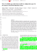 Cover page: Tests of redshift-space distortions models in configuration space for the analysis of the BOSS final data release