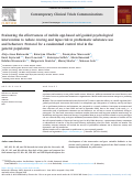 Cover page: Evaluating the effectiveness of mobile app-based self-guided psychological intervention to reduce craving and lapse risk in problematic substance use and behaviors: Protocol for a randomized control trial in the general population.