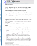 Cover page: Serum C-Telopeptide Collagen Crosslinks and Plasma Soluble VEGFR2 as Pharmacodynamic Biomarkers in a Trial of Sequentially Administered Sunitinib and Cilengitide