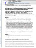 Cover page: Development of immunoassay based on a specific antibody for sensitive detection of nicosulfuron in environment