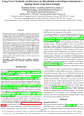 Cover page: Using Vector Symbolic Architectures for Distributed Action Representations in a Spiking Model of the Basal Ganglia