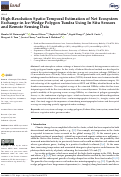 Cover page: High-Resolution Spatio-Temporal Estimation of Net Ecosystem Exchange in Ice-Wedge Polygon Tundra Using In Situ Sensors and Remote Sensing Data