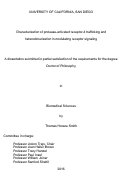 Cover page: Characterization of protease-activated receptor-4 trafficking and heterodimerization in modulating receptor signaling