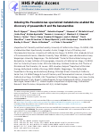 Cover page: Indexing the Pseudomonas specialized metabolome enabled the discovery of poaeamide B and the bananamides