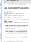 Cover page: Chronic Stress Burden, Visceral Adipose Tissue, and Adiposity-Related Inflammation: The Multi-Ethnic Study of Atherosclerosis