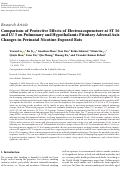 Cover page: Comparison of Protective Effects of Electroacupuncture at ST 36 and LU 5 on Pulmonary and Hypothalamic Pituitary Adrenal Axis Changes in Perinatal Nicotine‐Exposed Rats