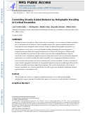 Cover page: Controlling Visually Guided Behavior by Holographic Recalling of Cortical Ensembles