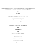 Cover page: The management and ecology of Oncorhynchus spp. and other estuarine-dependent native California fishes in artificially and naturally disconnected aquascapes