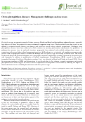 Cover page: Citrus phytophthora diseases: Management challenges and successes