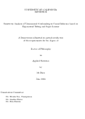 Cover page: Sensitivity Analysis of Unmeasured Confounding in Causal Inference based on Exponential Tilting and Super Learner