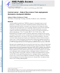 Cover page: Cervical cancer - State of the science: From angiogenesis blockade to checkpoint inhibition.