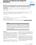 Cover page: Recovery of methamphetamine associated cardiomyopathy predicted by late gadolinium enhanced cardiovascular magnetic resonance