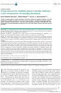 Cover page: Going beyond the disability-based morbidity definition in the compression of morbidity framework.