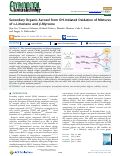 Cover page: Secondary Organic Aerosol from OH-Initiated Oxidation of Mixtures of d-Limonene and β-Myrcene.