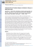 Cover page: Subregional Basal Forebrain Atrophy in Alzheimer's Disease: A Multicenter Study