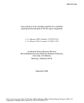 Cover page: Exact solution of the envelope equations for a matched quadrupole-focused beam in the low space-charged limit