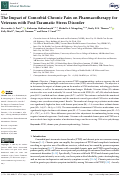 Cover page: The Impact of Comorbid Chronic Pain on Pharmacotherapy for Veterans with Post-Traumatic Stress Disorder.