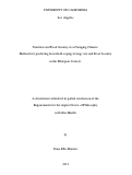 Cover page: Nutrition and Food Security in a Changing Climate: Methods for predicting household coping strategy use and Food Security in the Ethiopian Context