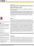 Cover page: Diet Shapes Mortality Response to Trauma in Old Tephritid Fruit Flies