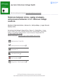 Cover page: Relations between stress, coping strategies, and prosocial behavior in U.S. Mexican college students