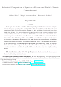 Cover page of Industrial Composition of Syndicated Loans and Banks’ Climate Commitments