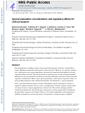 Cover page: Special population considerations and regulatory affairs for clinical research