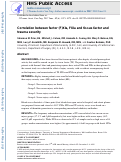 Cover page: Correlation between factor (F)XIa, FIXa and tissue factor and trauma severity