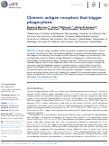 Cover page: Chimeric antigen receptors that trigger phagocytosis