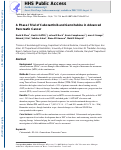 Cover page: A phase I trial of cabozantinib and gemcitabine in advanced pancreatic cancer