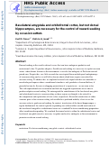 Cover page: Basolateral amygdala and orbitofrontal cortex, but not dorsal hippocampus, are necessary for the control of reward-seeking by occasion setters.