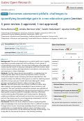 Cover page: Outcomes assessment pitfalls: challenges to quantifying knowledge gain in a sex education game.