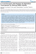 Cover page: IL-3 and Oncogenic Abl Regulate the Myeloblast Transcriptome by Altering mRNA Stability