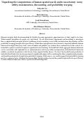 Cover page: Unpacking the computations of human spatial search under uncertainty: noisy utility maximization, discounting, and probability warping