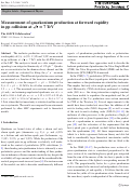 Cover page: Measurement of quarkonium production at forward rapidity in pp collisions at s=7TeV