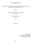 Cover page: The Correlation between Life Skills, Educational Ownership and the Creative Process in Choreography for Undergraduate Dance Majors