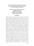 Cover page: Towards A Comparative Psychology of Cognitive Content: Exploring Tree Preference Asymmetries In Humans, Pigeons, and Monkeys