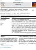 Cover page: Implementation of telemedicine preoperative visits for abortion procedures through 18 weeks gestation at a Northern California hospital-based center.