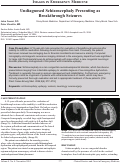 Cover page: Undiagnosed Schizencephaly Presenting as Breakthrough Seizures