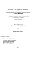 Cover page: Synchronization error channels &amp; windowed decoding in theory &amp; practice