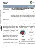 Cover page: Controlling nanoemulsion surface chemistry with poly(2-oxazoline) amphiphiles