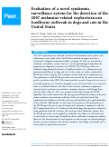 Cover page: Evaluation of a novel syndromic surveillance system for the detection of the 2007 melamine-related nephrotoxicosis foodborne outbreak in dogs and cats in the United States