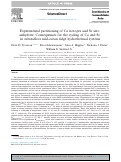 Cover page: Experimental partitioning of Ca isotopes and Sr into anhydrite: Consequences for the cycling of Ca and Sr in subseafloor mid-ocean ridge hydrothermal systems