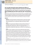 Cover page: Do Comorbid Anxiety Disorders Moderate the Effects of Psychotherapy for Bipolar Disorder? Results From STEP-BD