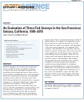 Cover page: An Evaluation of Three Fish Surveys in the San Francisco Estuary, 1995–2015