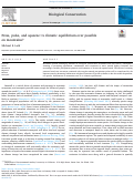 Cover page: Press, pulse, and squeeze: Is climatic equilibrium ever possible on mountains?