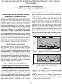 Cover page: Re-representation Underlies Acquisition of Embodied Expertise: A Case Study of Snowboarding