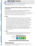 Cover page: Colorimetric and optical discrimination of halides by a simple chemosensor