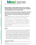 Cover page: IRE1α Disruption in Triple-Negative Breast Cancer Cooperates with Antiangiogenic Therapy by Reversing ER Stress Adaptation and Remodeling the Tumor Microenvironment.