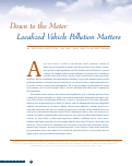 Cover page: Down to the Meter: Localized Vehicle Pollution Matters