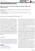 Cover page: EBL effect on the observation of multi-TeV flaring of 2009 from Markarian 501